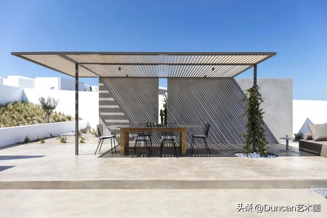 希腊KapsimalisArchitects①打造蓝白极简主义的童话世界！