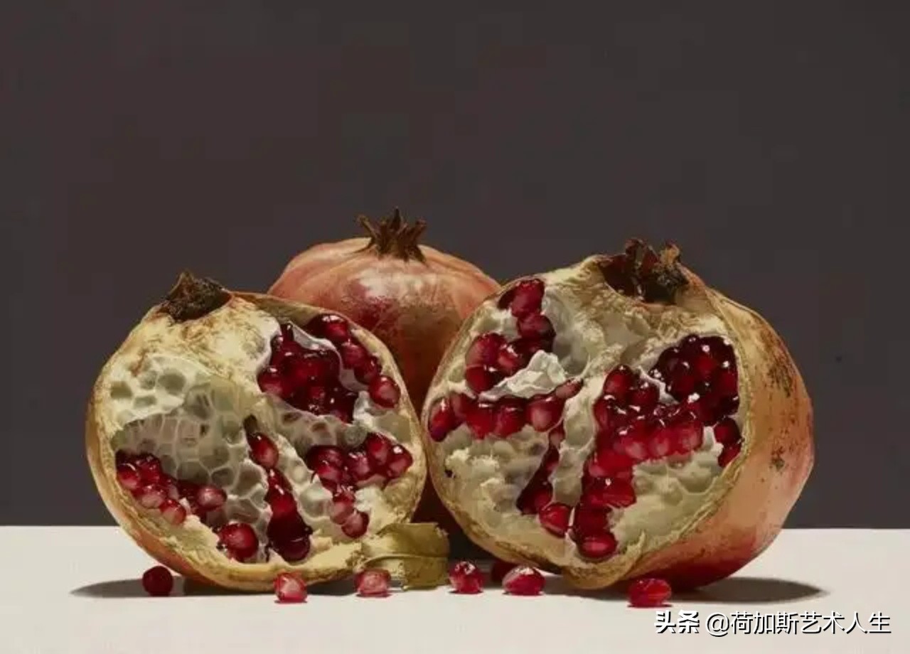 西班牙超写实油画,老虎的超写实油画