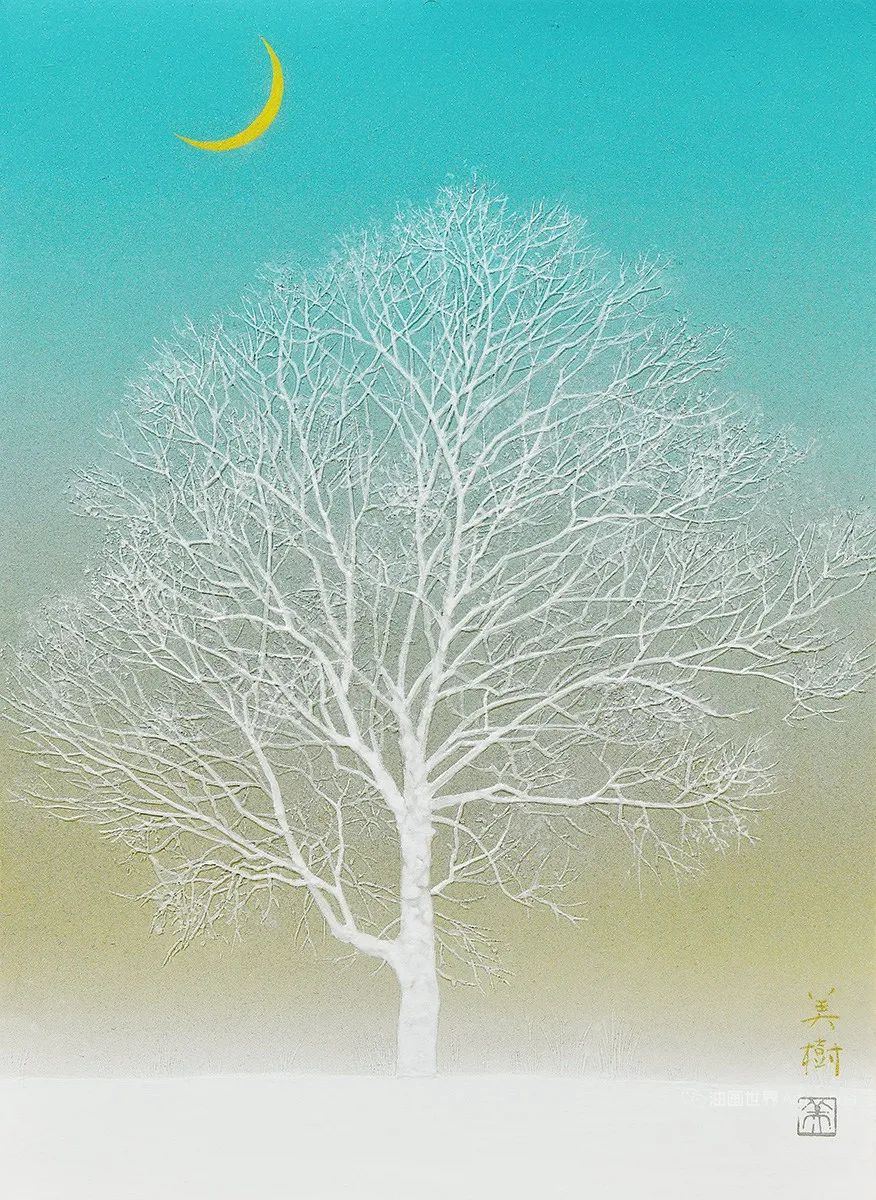 野地美树子手绘油画,日本画家奈良美智作品图