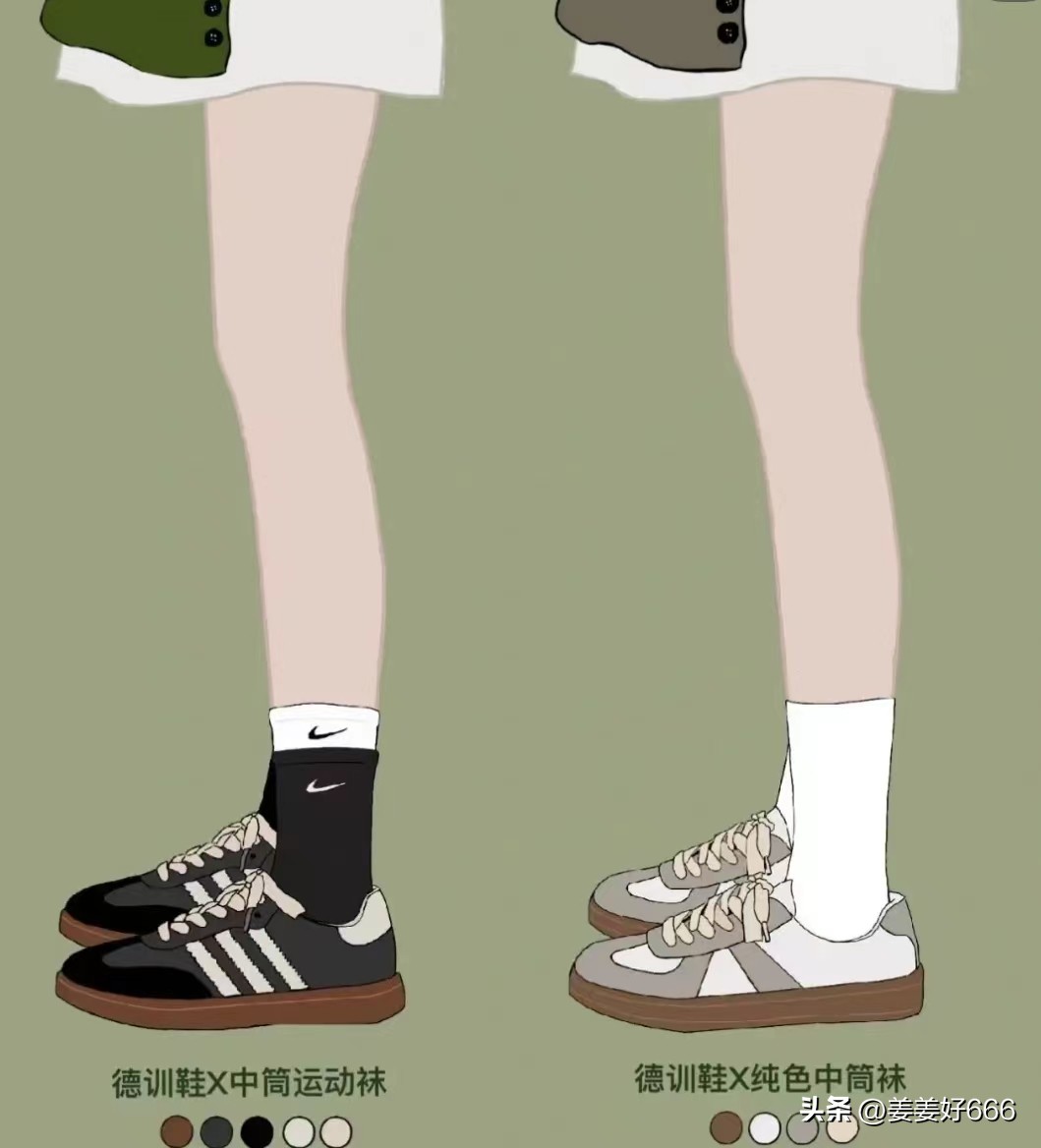 鞋子袜子搭配口诀,袜子搭配哪种鞋子好看