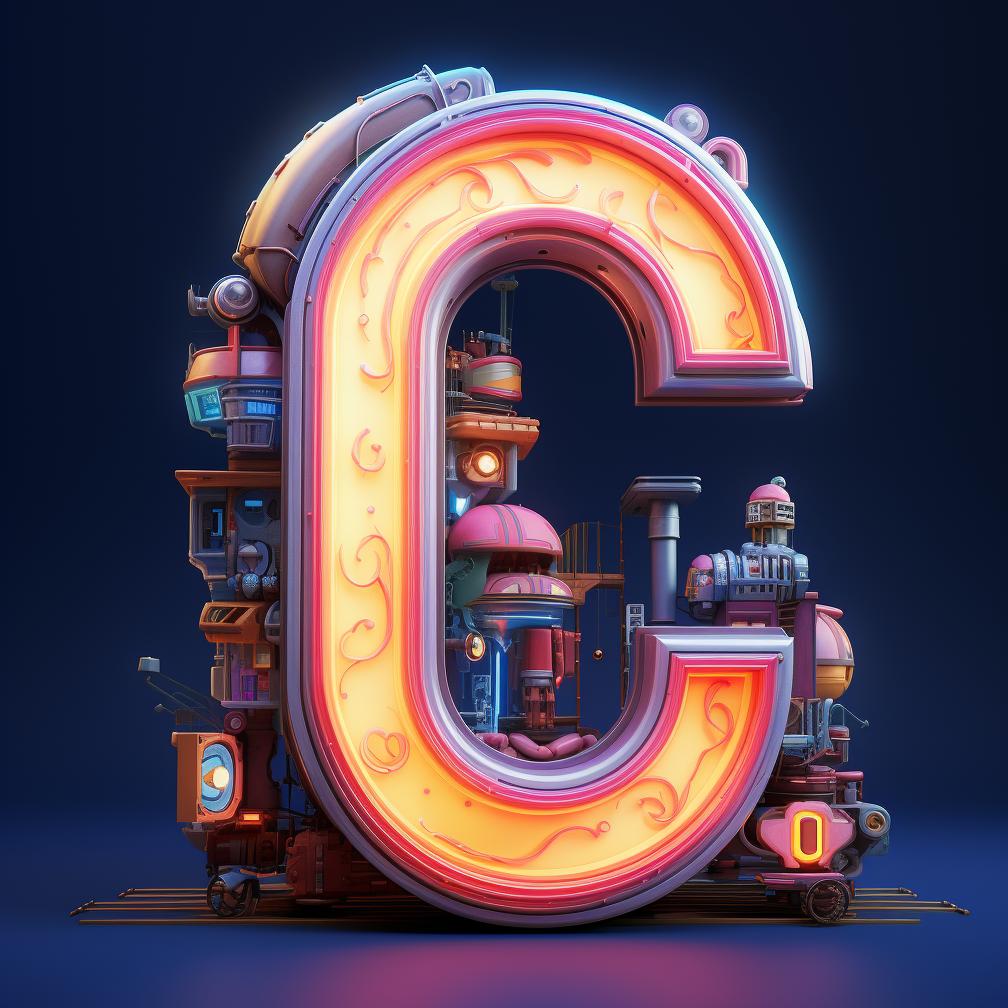 字母p的线条感设计,高级字母设计