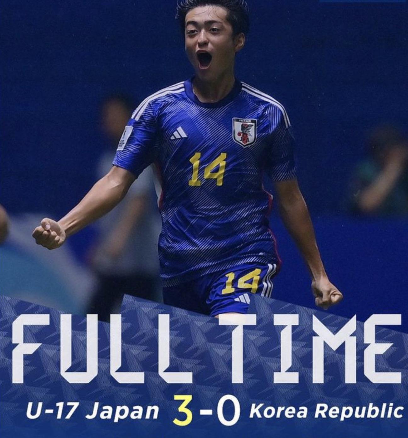 u17亚洲杯日本3-0韩国,u17亚洲杯韩国6-1大胜卡塔尔