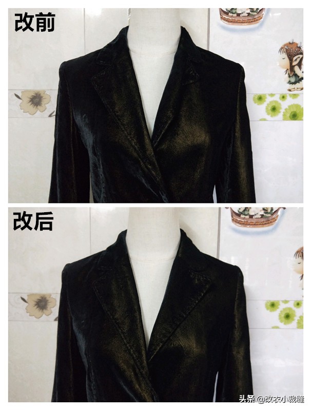 大衣肩宽改小方法,大衣肩宽改小改瘦