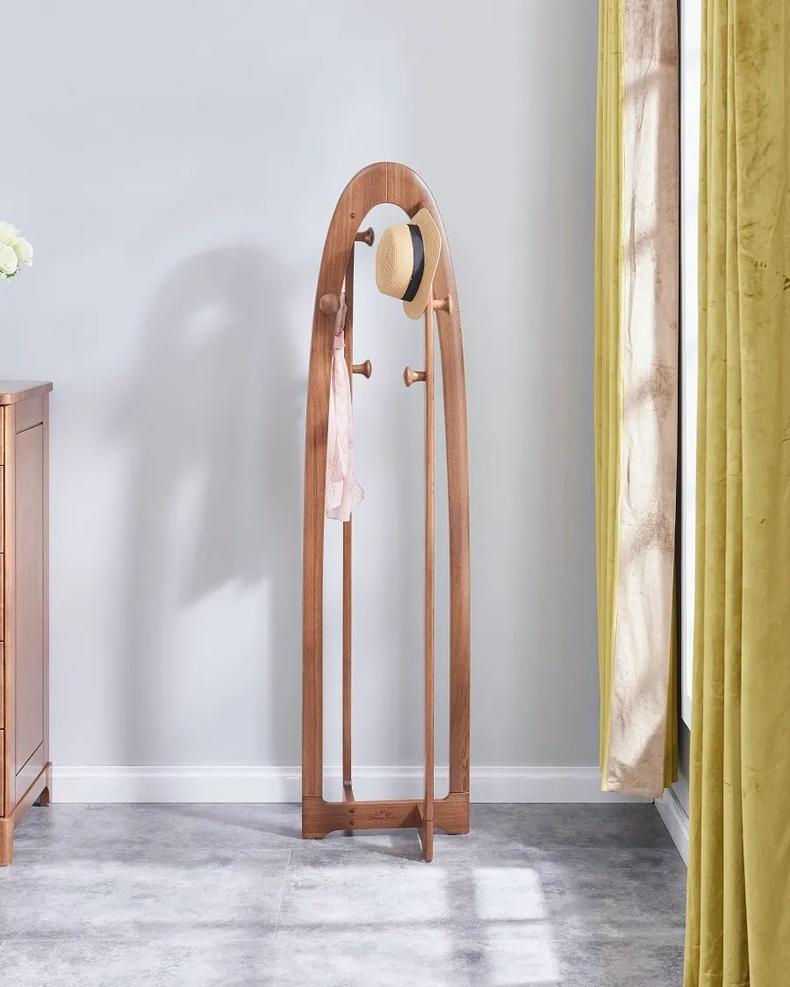 别致优雅衣帽架,衣帽架怎么摆最合适