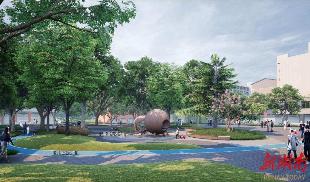 湘江新区街角花园什么时候建,长沙街头焕然一新