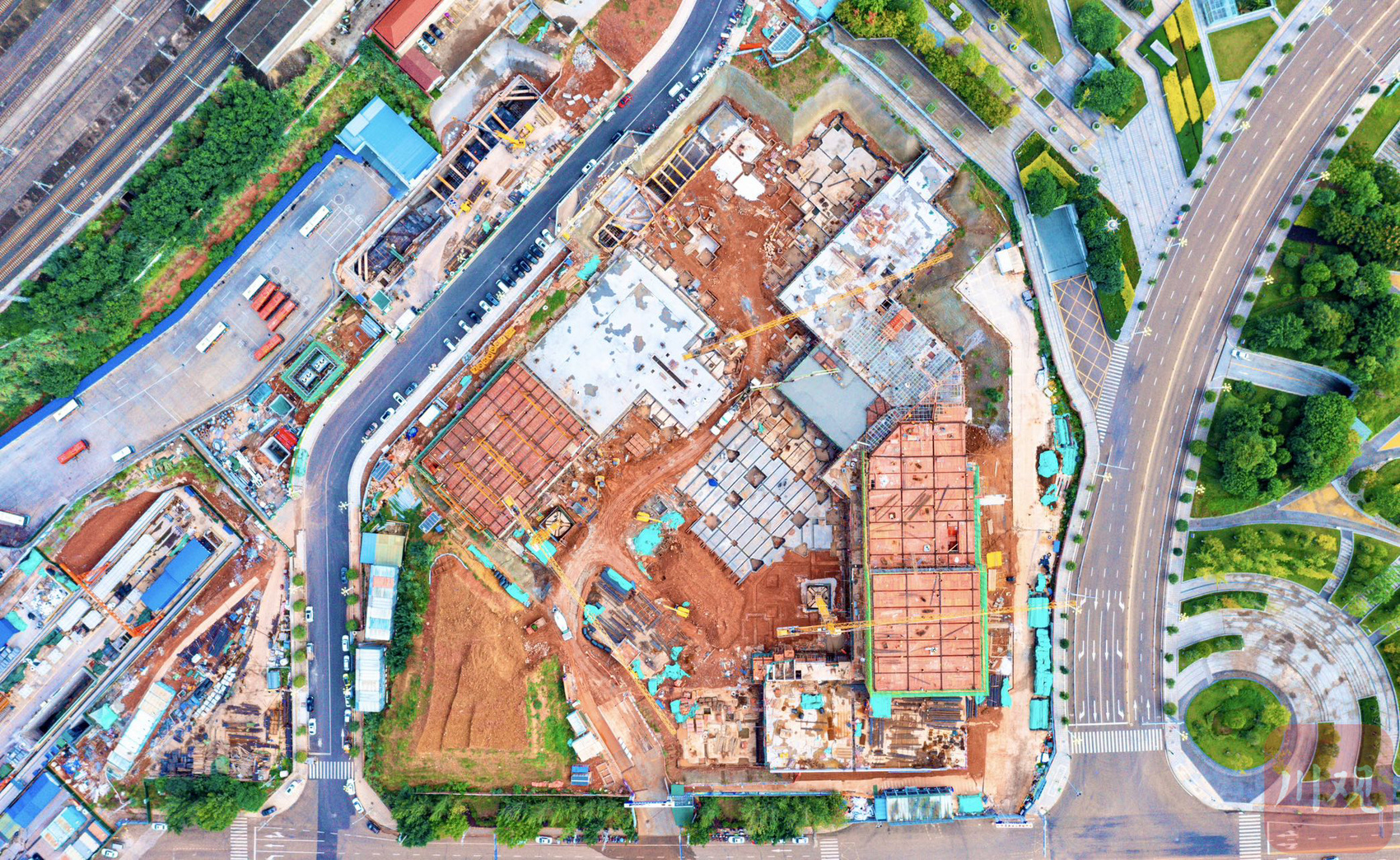 图集｜成渝高铁资阳北综合客运枢纽站最新进展