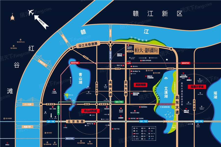 南昌恒大御澜府129户型,南昌恒大御澜府两百平房子