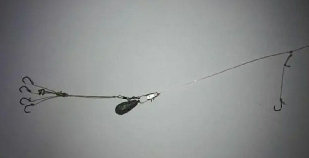 冬季矶竿打串钩的技巧,矶竿串钩绑法大全