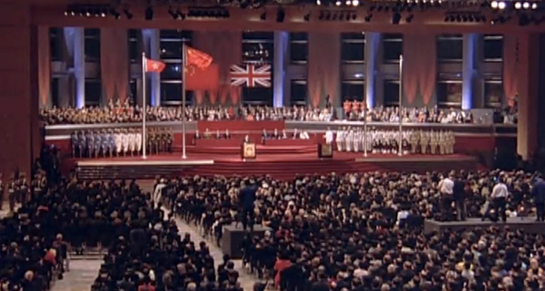 1997年香港回归的真实报道,1997年香港回归视频珍贵影像资料