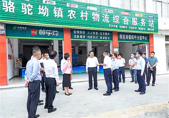 下行当日达、上行当日发,罗田农村物流三级体系见成效