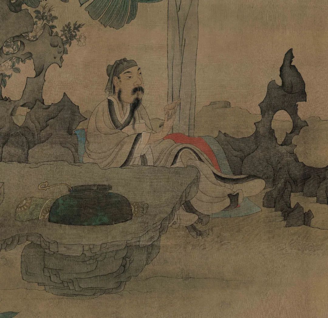 陈洪绶书画长卷作品欣赏,陈洪绶书画印