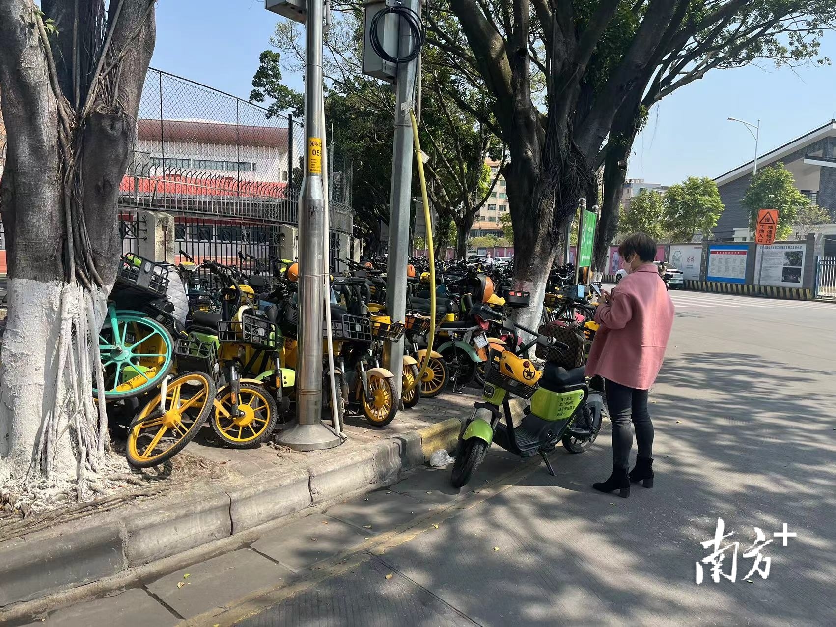 广州共享电单车到处乱停,广州共享电单车一夜不见了