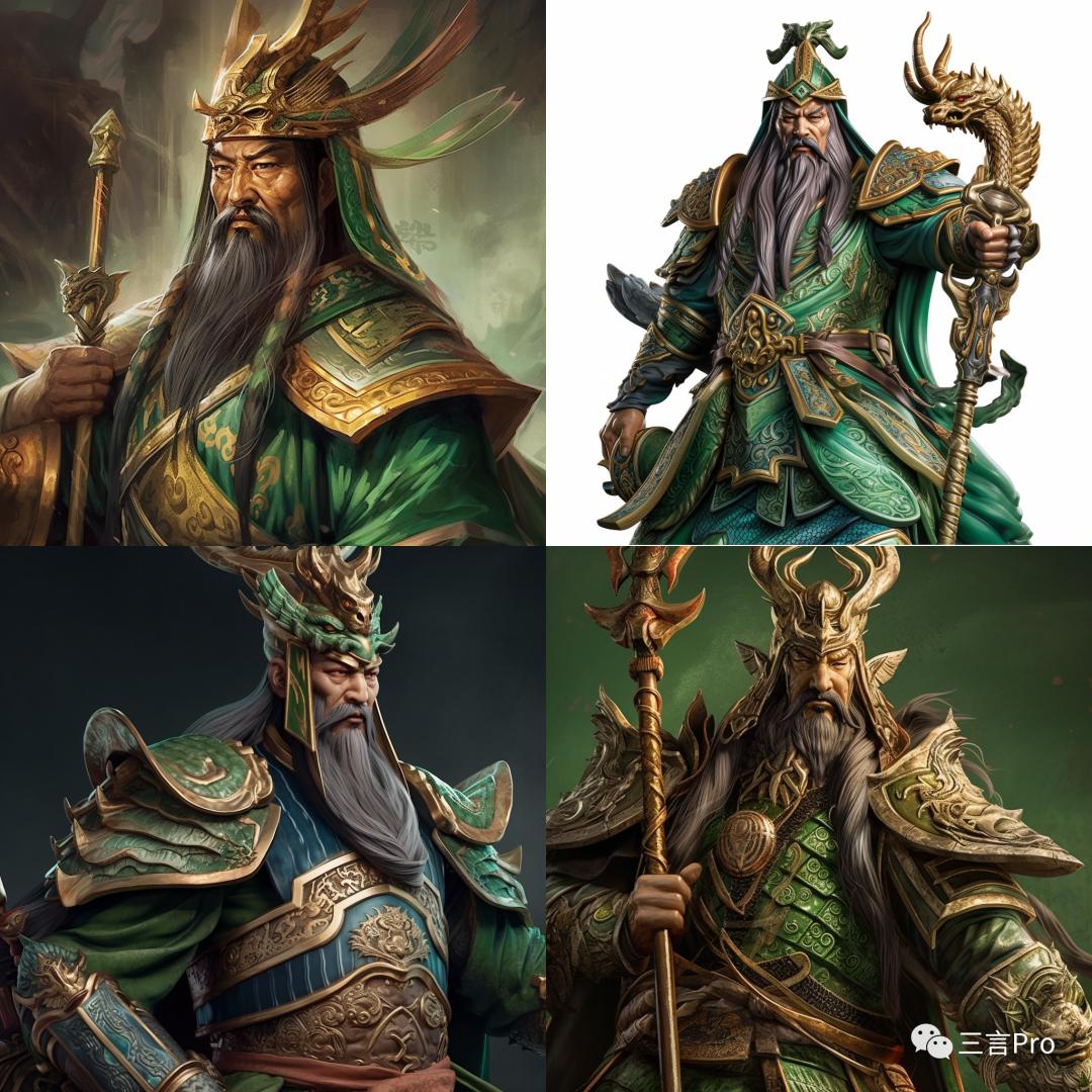 效果惊人！我们用Midjourney生成了四大名著里的23个经典人物画像