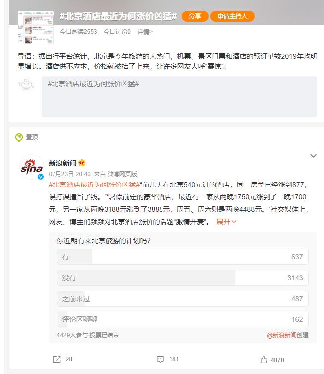 北京汉庭酒店价格波动大,北京如家快捷酒店价格贵吗