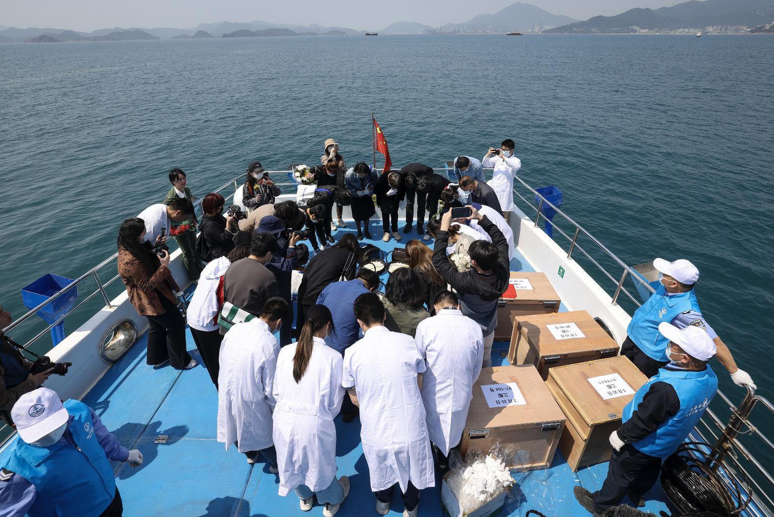 厦门第十七次海葬,深圳第49次海葬